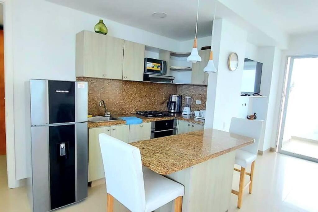 Hermoso Apartamento Vista Al Mar. Edf Palmetto 1 . Cartagena 외부 사진